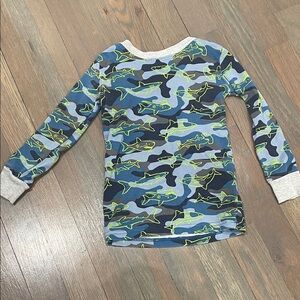 Shark Print Long Sleeve Shirt